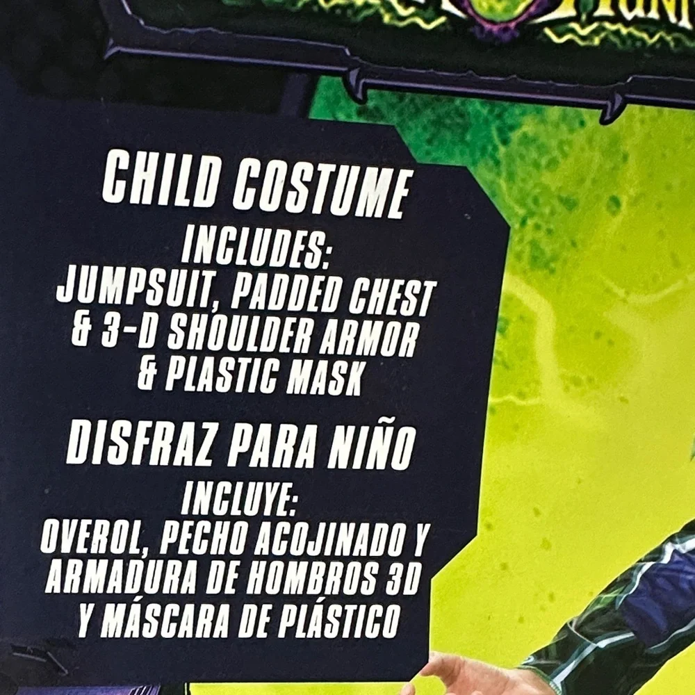 NEW Marvel Mech Strike HULK Halloween Costume Boys Small 8 Jumpsuit Armor Mask